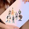 17pcs Stickers Vintage watercolor ancient-style girl Decorative DIY Craft Photo Albums Planner  Journal  Scrapbooking stationary