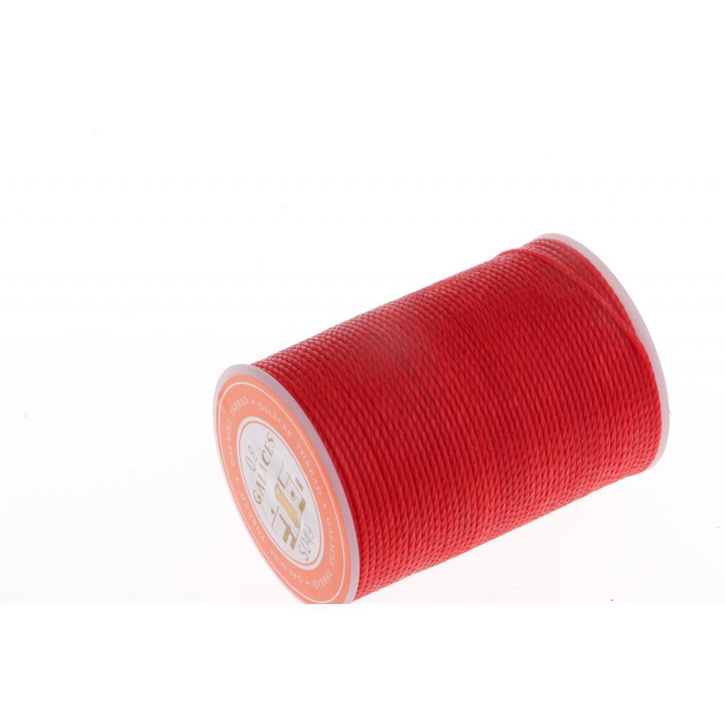 0.8mm Diameter Leather Craft Needlework Sewing DIY Round Cord Linen Thread Cord, 5 Pieces