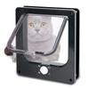Cat Flap Door 4 Way Locking Security Lock ABS Plastic Dog Cat Flap Door Pets Smart Door Retractable Door Anti Cat Pet Supplies
