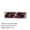 3D GS logo Sticker Tail Bumper Badge Auto Rear Trunk Emblem Accessories
