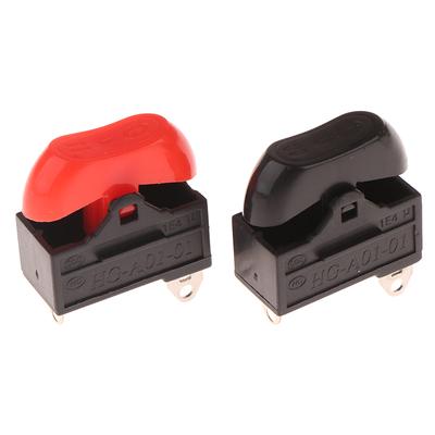 Hair Dryer Switch 2PCS 10A 250VAC 3 Pins Rocker Switch ON OFF ON Elliptical Boat Shape for Appliance Boat Replacement