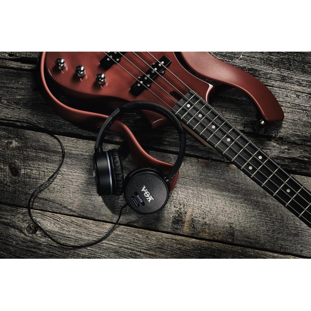 Headphones with Built-in VOX Bass Amplifier Plug In Directly To VGH-BASS Bass Ideal for Personal Practice Drive with Built-in Compressor