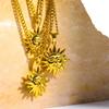 Sun Pendant Necklace Stainless Steel Jewelry Gift