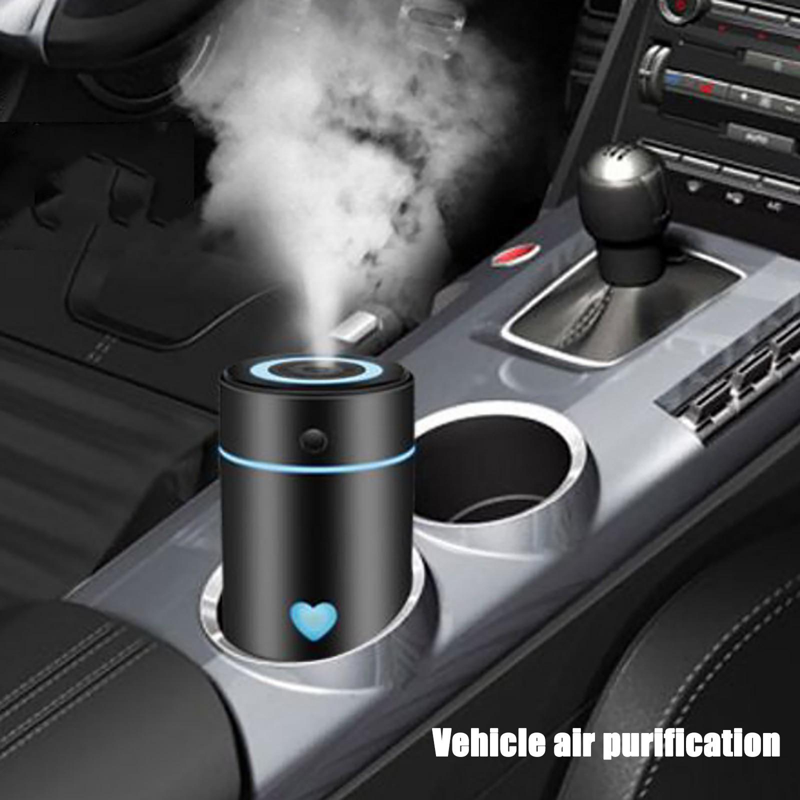 Car Humidifier Oxygen Bar USB Aromatherapy New Portable Small Silent Spray чёрный