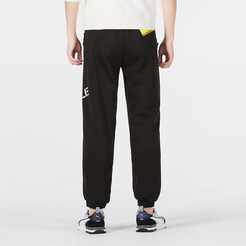 PUMA Classics Heavy Duty Logo Joggers Men Bottoms Black 620301-01