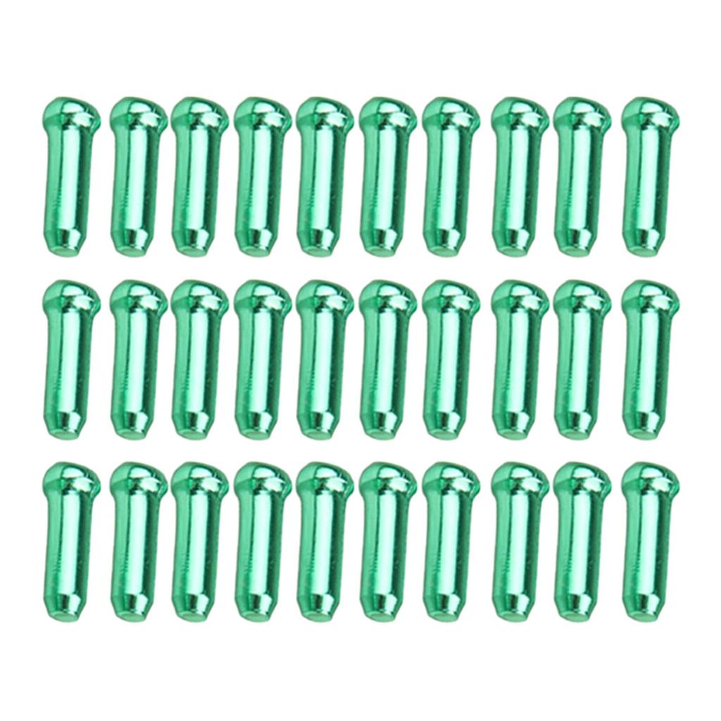 30Pcs Bike Cable End Caps Durable Bike Inner Wire Gear Aluminum Alloy Bike Cable Caps for Cycling Road Bike Replacement