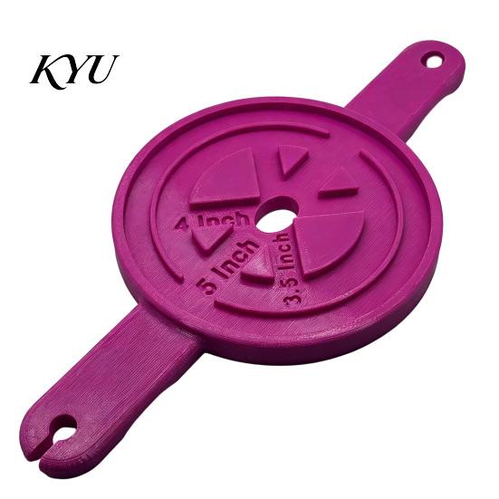 Ceramic Shaping Supplies Trimming Bat System for Pottery Wheel, Tool, 3.5Inch 4Inch Centering Tool 5Inch, 3D Printed Fixing Rim Shaper Studios