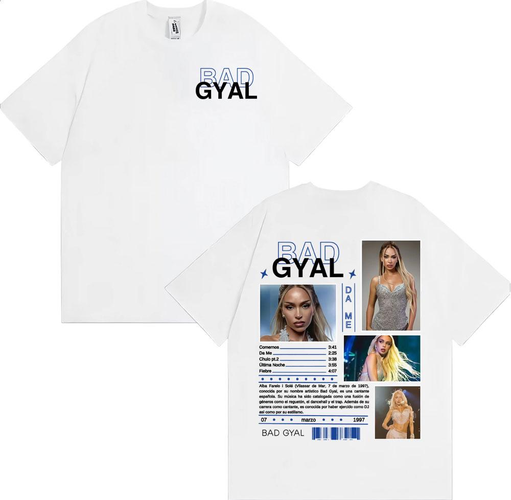 Bad Gyal La Joia Album Tour 2025 Cover Tshirt Y2K Mens Womens Fashionable Hiphop Retro Comfortable Quality Tshirt
