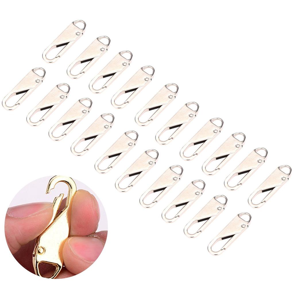 Detachable Zipper Puller Universal Zipper Replacement  Kit Four Colors