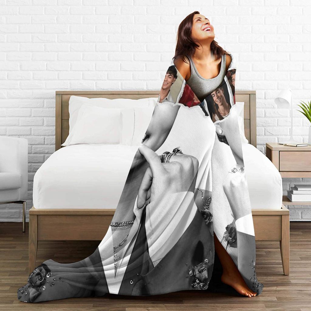 Malachi Bartons  Super Warm Blanket  Students Plush Throw Blanket Funny Home Decor Flannel Bedspread Sofa Bed Cover