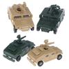 4D 1/72 Military Vehicles Assembly Puzzle Model Truck Hummer Sand Table War Game Fighting Chariot Armored Car Plastic Toy