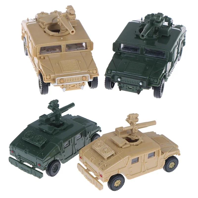 4D 1/72 Military Vehicles Assembly Puzzle Model Truck Hummer Sand Table War Game Fighting Chariot Armored Car Plastic Toy