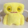 22cm Cartoon Funny Ugly The Block Monster Plushies Rainbow Crazy Rabbit Monster With Tooth Stuffed Monster Peluche Xmas Gifts