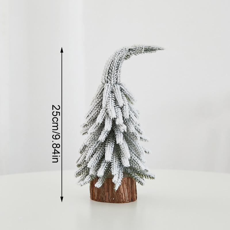 1 stk Mini Snødekt Juletre Fallende Snø Juletre Skrivebord PE Juletre PE Snødekt Julepynt