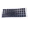 Polykristallines Silizium Solarpanel 5W 12V Hohe Lichtdurchlässigkeit Tragbares Solarladegerät für Straßenbeleuchtung
