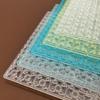 Double-Sided 16x16 Transparent Stud Baseplate for MOC Building Block Scene