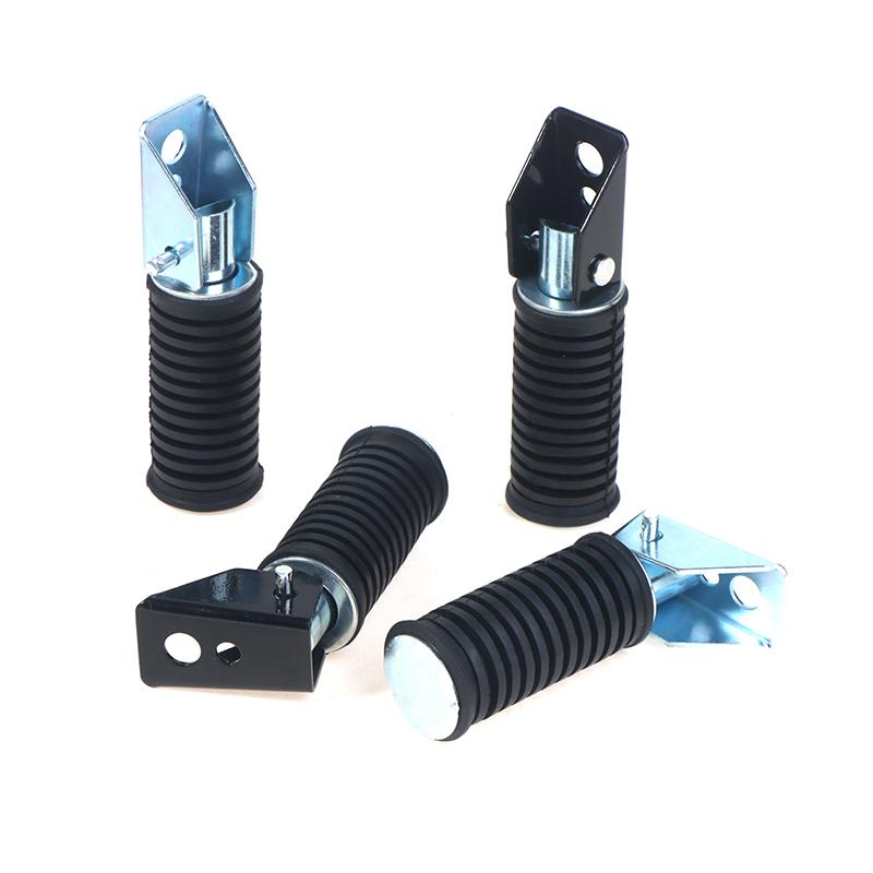 1Pair Motorcycle Foot Pegs Universal Motorcycle Footpeg Bracket For Gs125 Footrest Pedals Accessories Part For Most Motorcycle