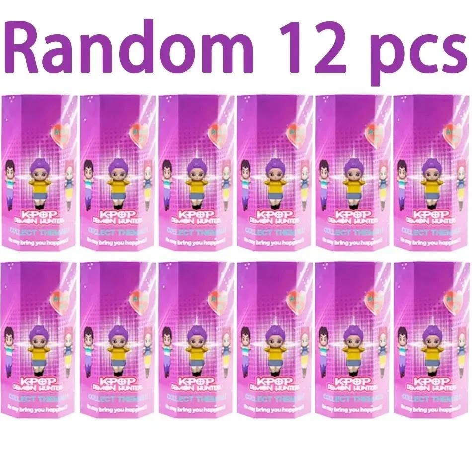 Acrylic Demon Hunter Christmas Tree Ornament Kpop Style Advent Blind Box Cute Gothic Holiday Decor For Teens And Women Gift