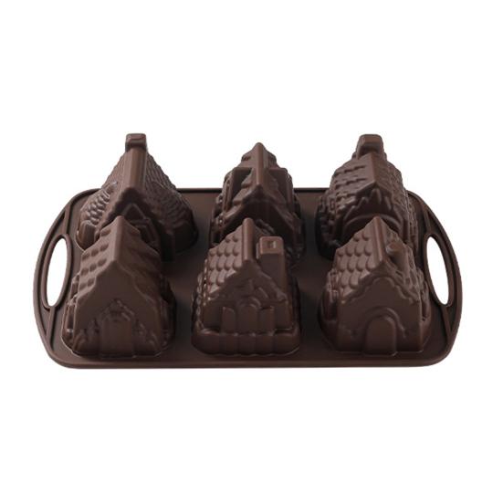 Volcano Forest Pastry Mold Silicone Cake Mold Flexible Baking Pan for DIY Cakes Chocolate Non-Stick Heat Resistant Easy Demolding Dessert Mold