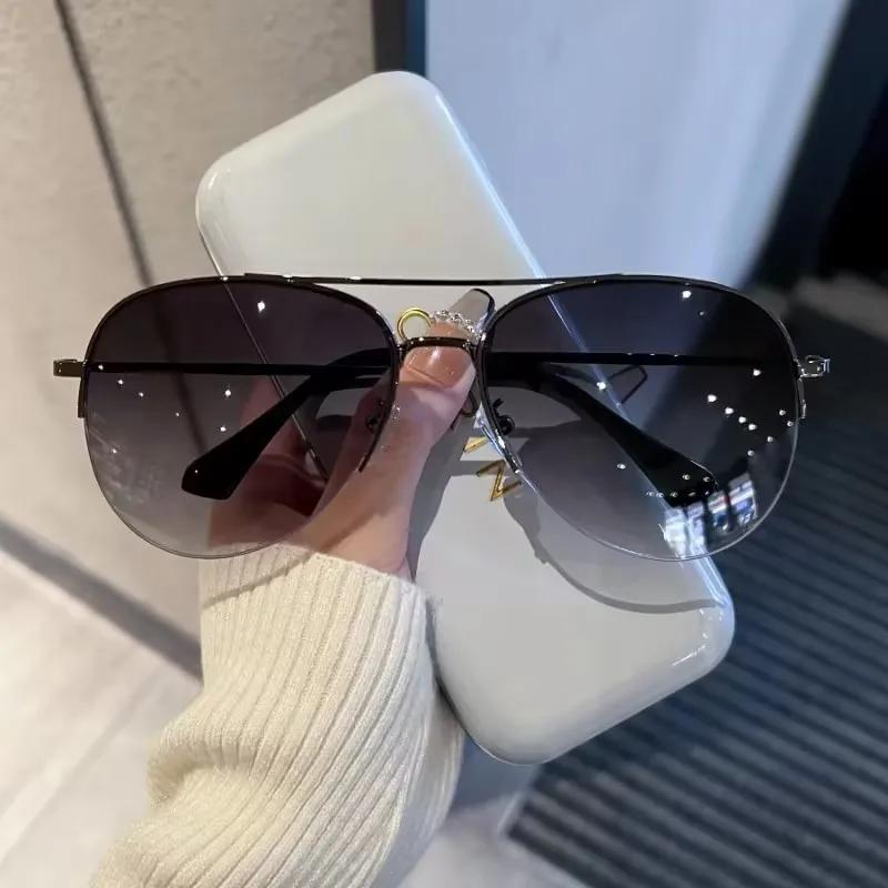 New Fashion Gradient Lens Pilot Sunglasses Vintage Cycling Driving Shades Sun Glasses Unisex UV400 Protection Eyewear