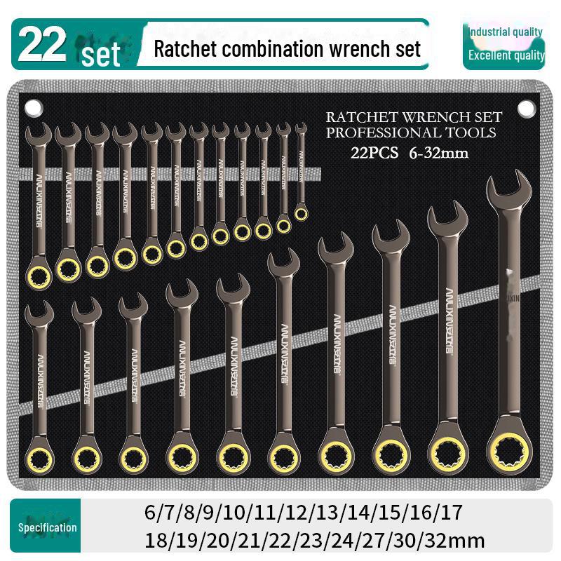 

Тяжелый автомобильный ремонтный ключ с храповым механизмом на 72 зуба из хром-ванадиевого сплава