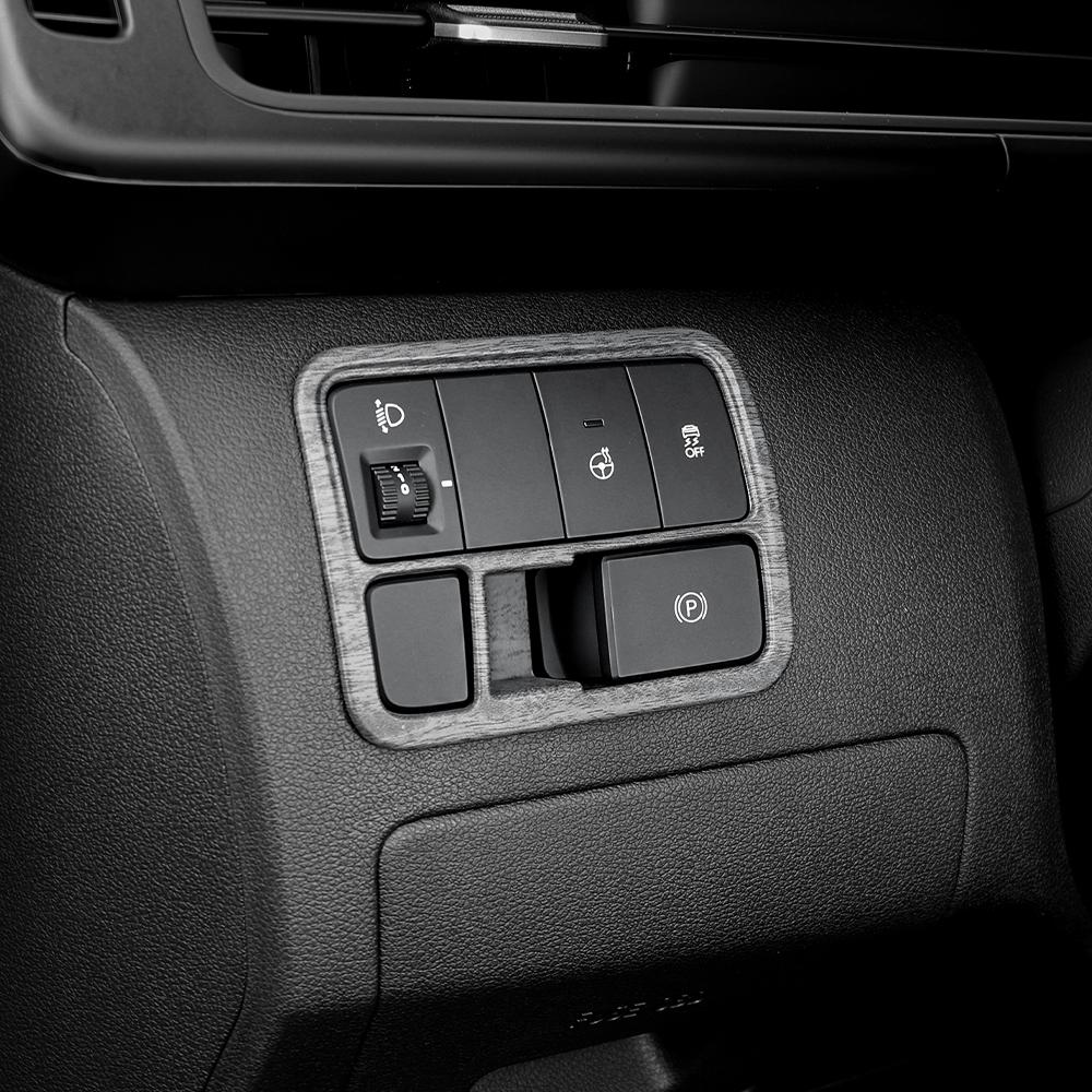For Hyundai Staria 2021-2026 LHD ABS Headlight Adjustment Switch Cover Trim Interior Decorative Protector Car Accessories
