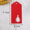 Christmas Paper Hanging Tags 50PCS Vintage Candy Cookie Bags Tree Holiday Party Christmas Holiday Decorative Gift Hanging Tags