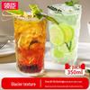 Glacier Pattern Glass Drinkware Set