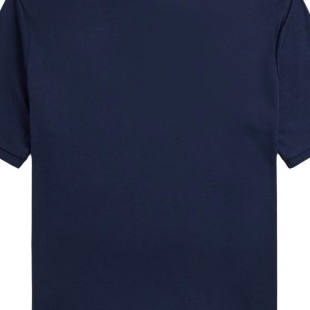 Polo Ralph Lauren Einfarbig Logo Bestickt Pullover Lässig Kurzarm Poloshirt Herren Oberteile Elegant-Dunkelblau MNPOKNI1N822975-410