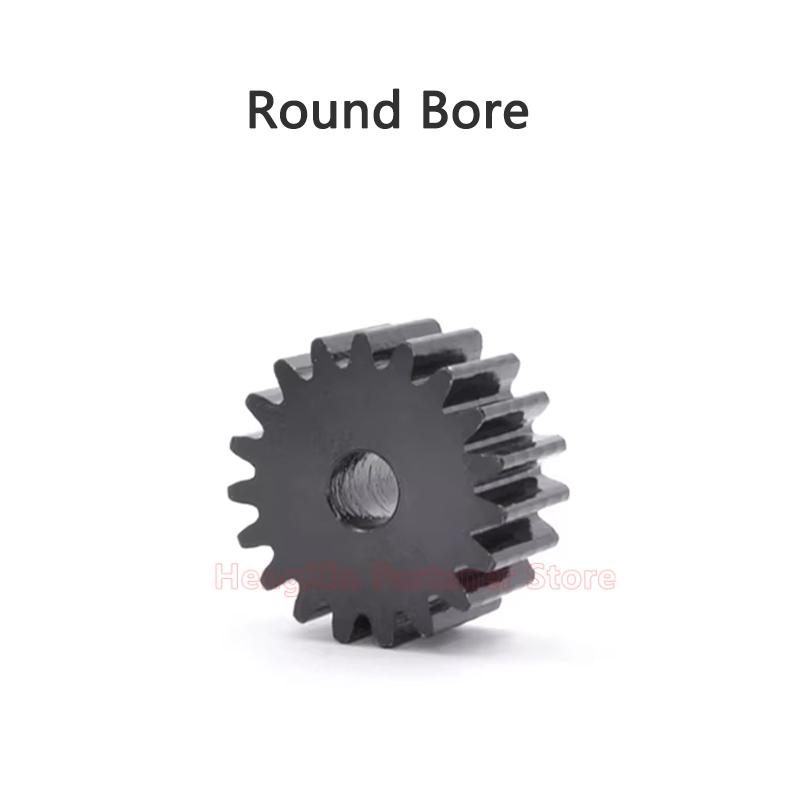 1PCS 45# Steel Spur Gear 2M 2 Module 12/13/14/15/16/17/18/19/20/21/22/23/24/25/26/27/28 Teeth Flat Cylindrical Gear Bore 10-30mm