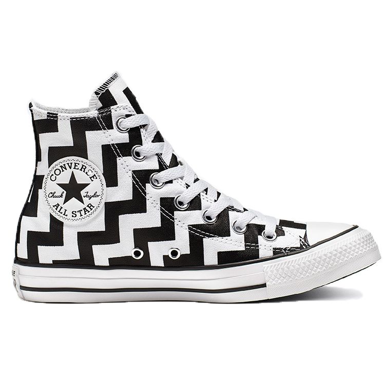 Converse Chuck Taylor All Star Glam Dunk High Top Comfortable Canvas Shoes Women Sneakers Black White 565213F