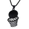 Basketball Hoop Pendant European and American Hip-hop Creative Necklace