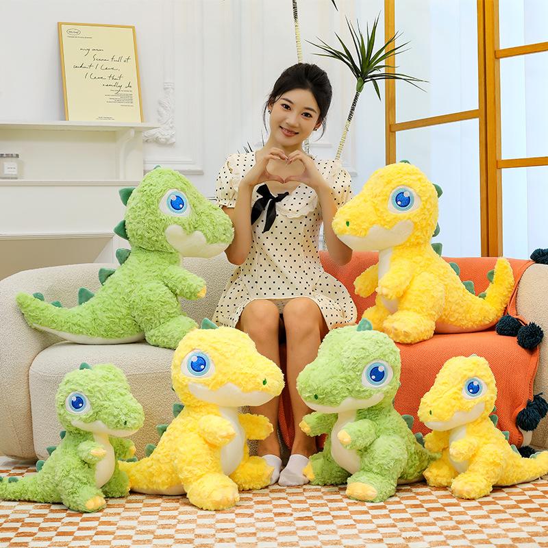 New Cute Cute Big-eyed Dinosaur Doll Creative Plush Toy Dinosaur Doll Cute Doll Boy Gift