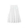 Summer Sweet High Waist Bow Draped A-line Skirt for Women