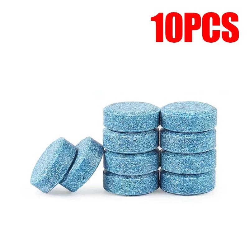 Car Windscreen Effervescent Cleaning Tablets - Solid Concentrated Cleaner for Auto Wiper Glass Detergent