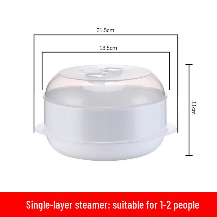 

Многоярусная пароварка для микроволновой печи для булочек и блюд