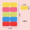 Loose-Leaf Notebook Handwritten Labels Indicate White And Blue Color Stickers Letter Stickers Sticky Notes Index Stickers