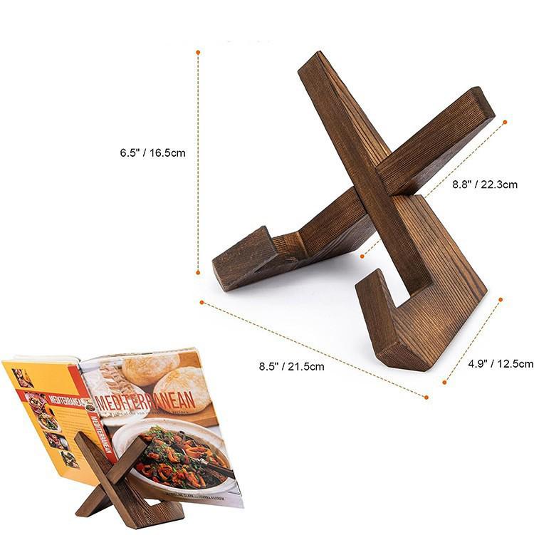 Wooden Recipe & Menu Display Stand for Kitchen & Home