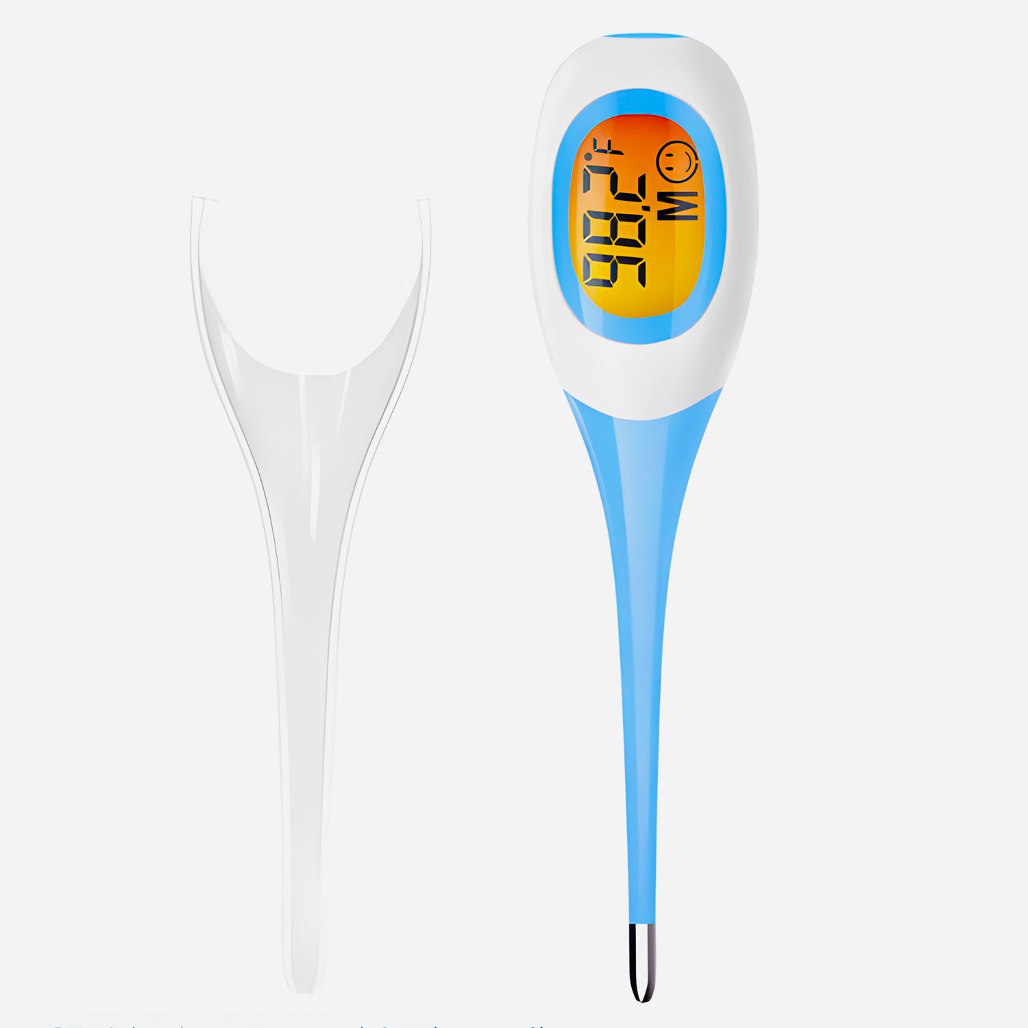 8-second Quick LED Pet Dog Cat Electronic Thermometer Safe Wet Dry Thermometer Veterinary Thermometer Pet Medical Equipment Tool синий