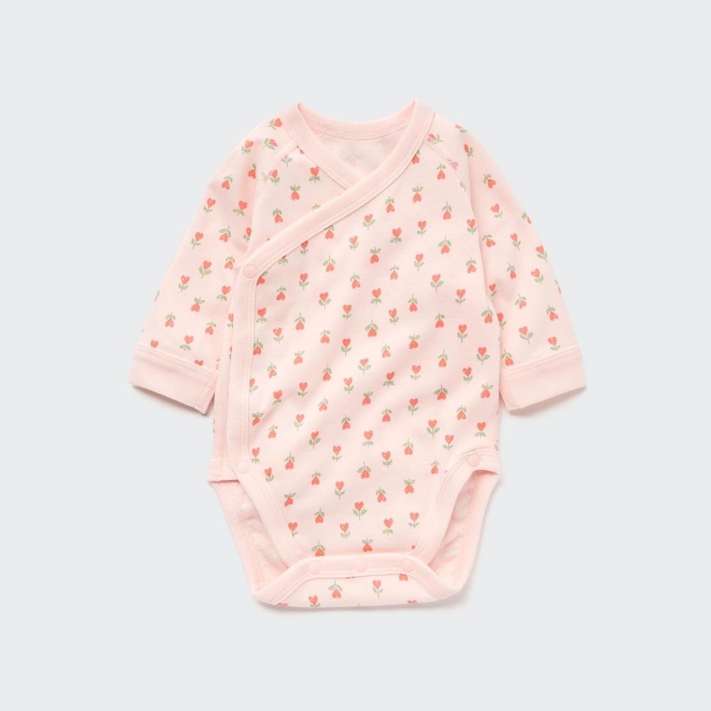 

UNIQLO ЯПОНИЯ Боди Joy of Print (длинные рукава, открытый перед)