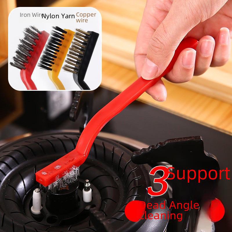 Set of 3 Japanese Kitchen Stove & Range Hood Cleaning Brushes