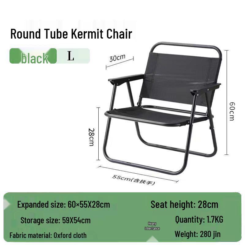 Kermit Outdoor Portable Aluminum Folding Camping & Fishing Chair