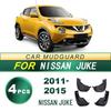 2011-2015 Nissan JUKE Reifenschmutzfänger Weiche Gummi-Schmutzabweiser - Kein Bohren erforderlich