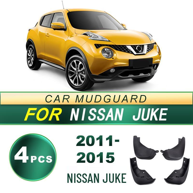 2011-2015 Nissan JUKE Tire Mudguard Soft Rubber Mud Flaps - No Drilling Needed