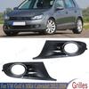 Front Bumper Fog Light Lamp Grille Cover Frame For VW Golf 6 MK6 2009-2013 Golf 6 Cabriolet 2012 2013 2014 2015 2016
