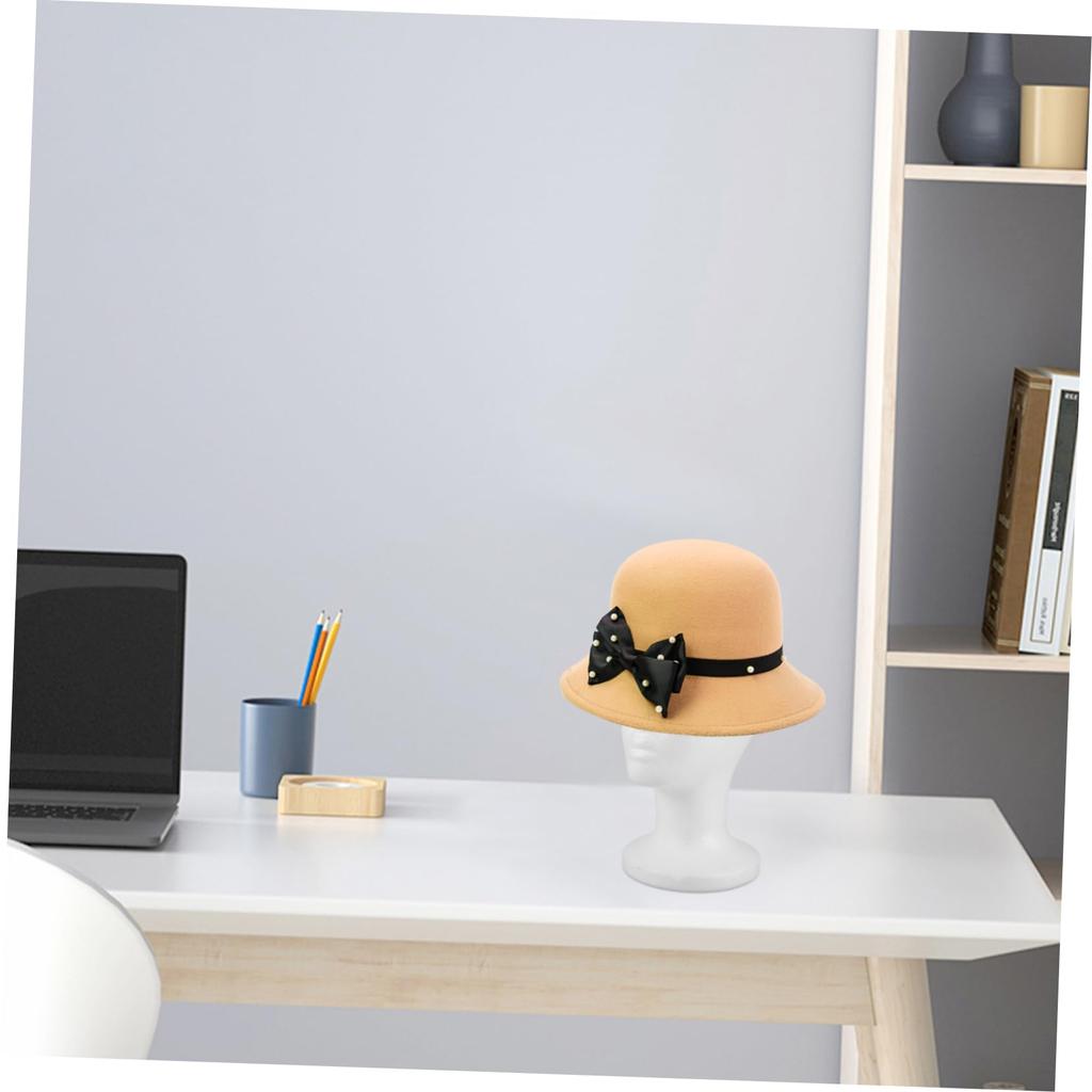 POPETPOP Foam Head Mold Hat Mannequin Skull Wig Holder