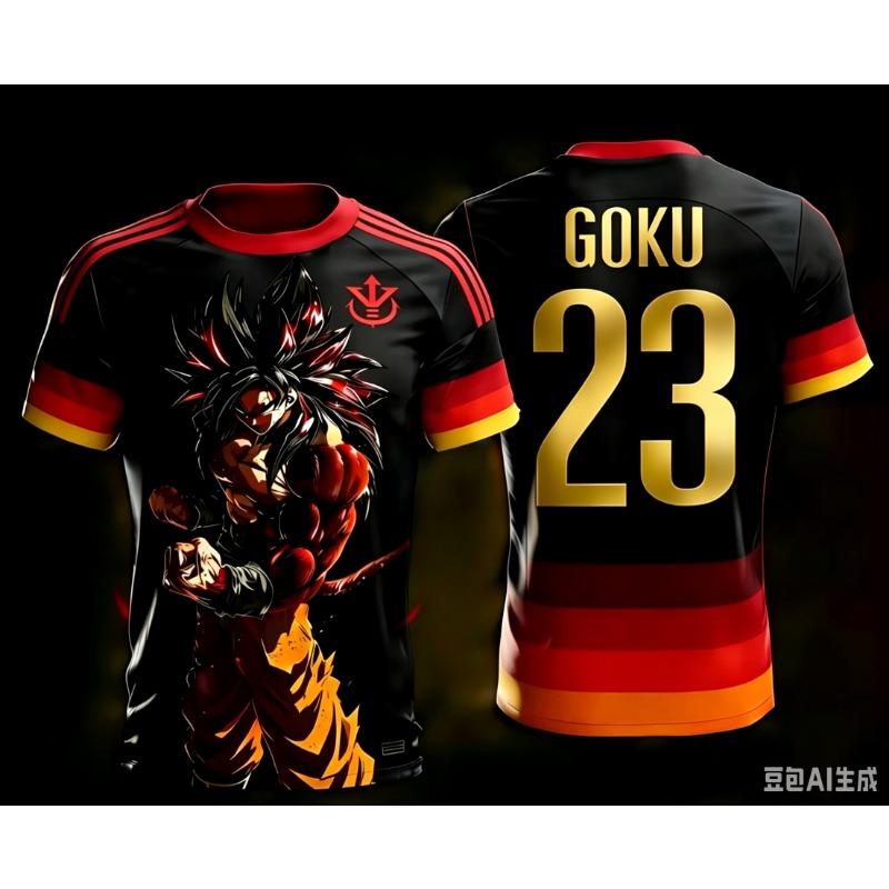 2026 Dragon Ball Licensed Print Goku No.10 Soccer Training Jersey Adult S-6XL Stylish Street Style