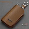 Car Leather Key Case Zipper Key Cover for LYNK CO 01 02 03 05 08 900 09 Z20 Z10 Accessories Remote Control Protective Cover
