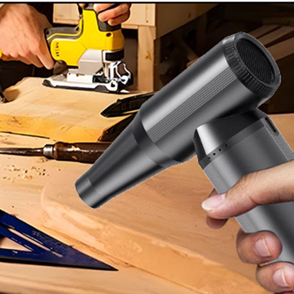 130000PRM Cordless Handheld Blower Variable Speed Electric Air Duster Falling Leaves