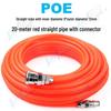 High-Pressure PU Air Hose with Quick Connect - 5*8/10*6.5/12*8, Pneumatic Air Compressor and Pump Compatible
